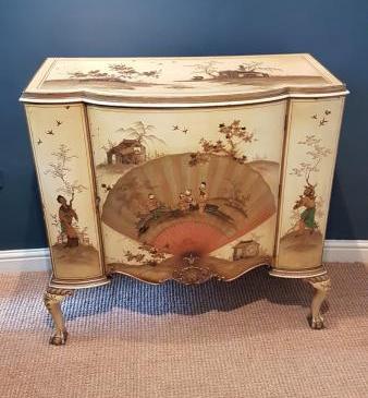 1920's Chinoiserie Side Cabinet
