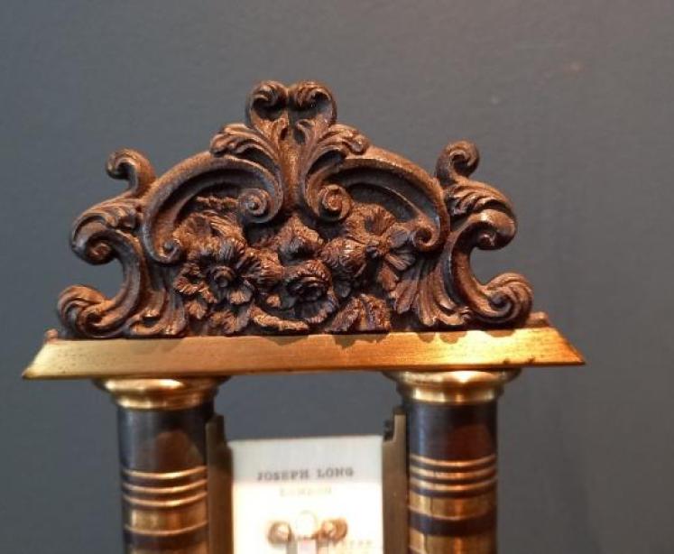 Antique Bronze Table Top Thermometer - Image 4