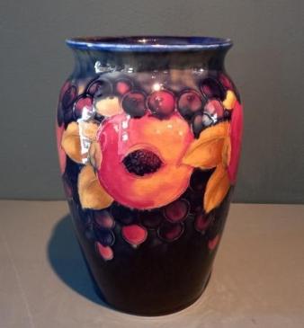 Antique Moorcroft Open Seeded Pomegranate Vase
