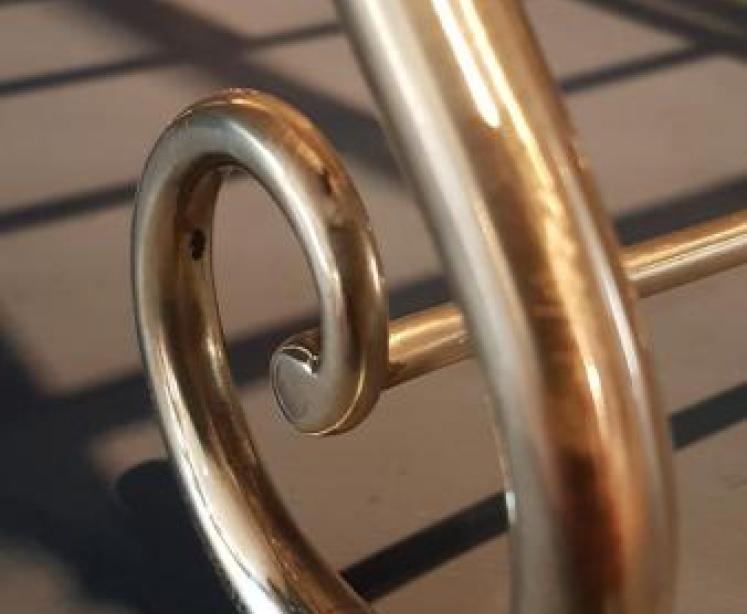 Victorian Brass Magazine Rack - Image 5