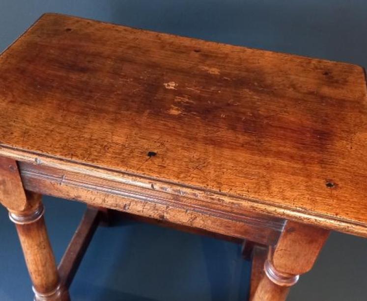 19th Century Oak Joint Stool - Image 4