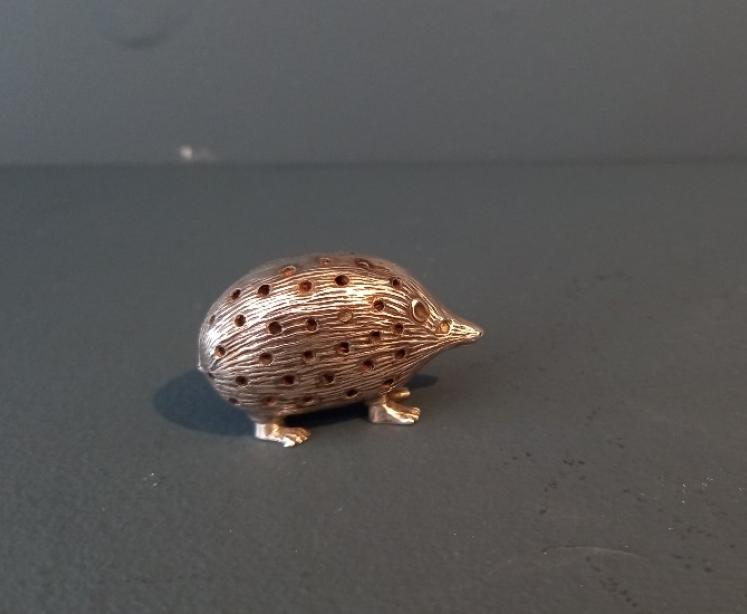 Edwardian Period Silver Hedgehog Pin Cushion - Image 3