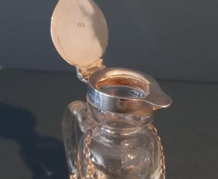 Edwardian Period Silver Whisky Noggin Decanter - Image 2