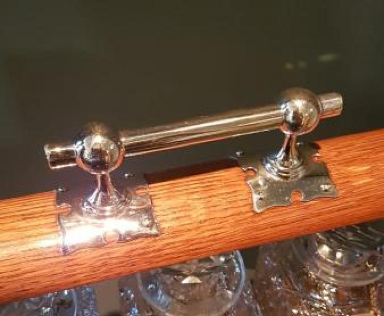 Victorian Oak Tantalus With Games Drawer - Image 7