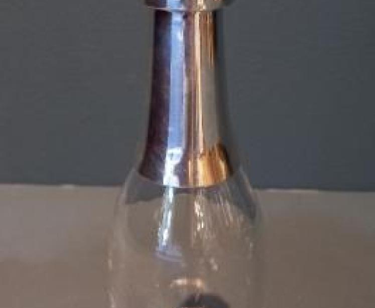 Superb Mid Victorian Silver Champagne Bottle Decanter  - Image 7