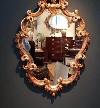 1920's Timber Gilt Mirror