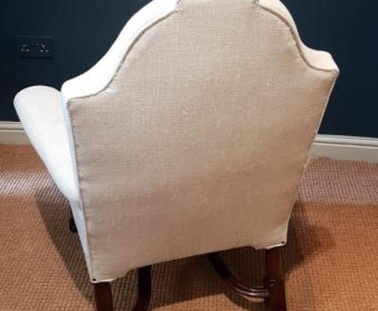 Matching Pair of William & Mary Style Armchairs - Image 4