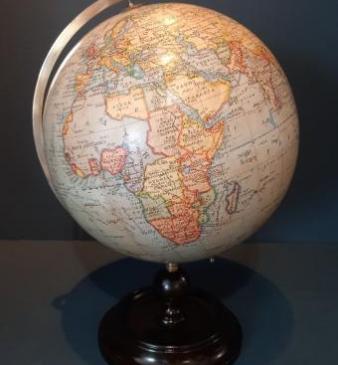 Antique 10" Geographia of London Terrestrial Globe
