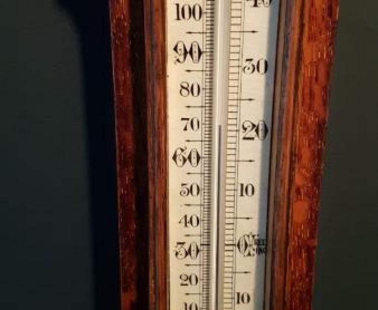 Impressive Victorian Hull Stick Barometer - Image 4