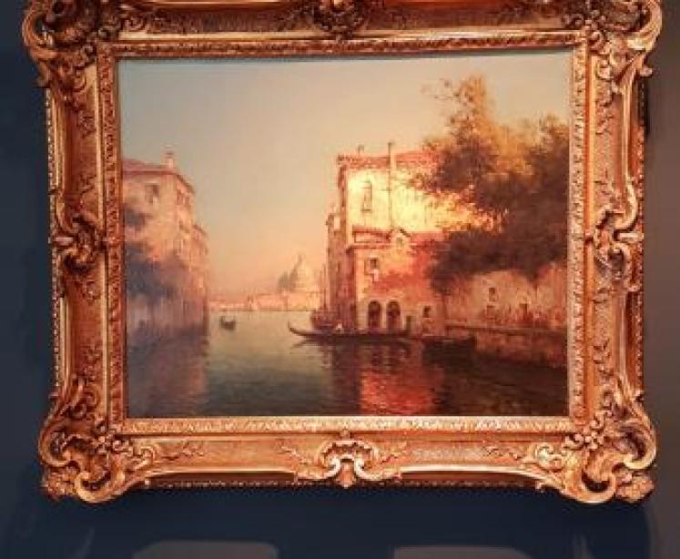 Fine Oil on Canvas By Marc Aldine (Bouvard Snr) - Image 1