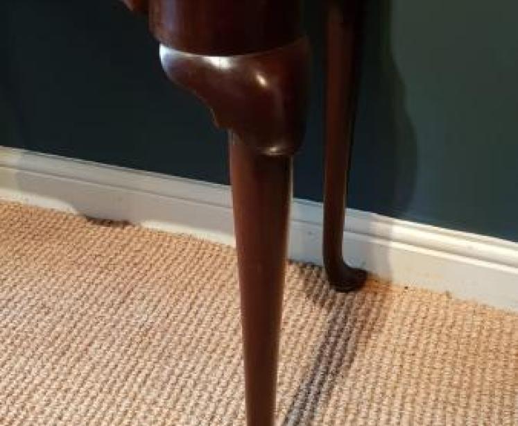 Georgian Irish Mahogany Card Table  - Image 4