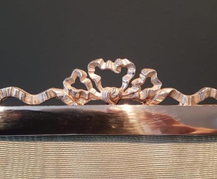 Silver Frame with Ribbon Crest - Image 3