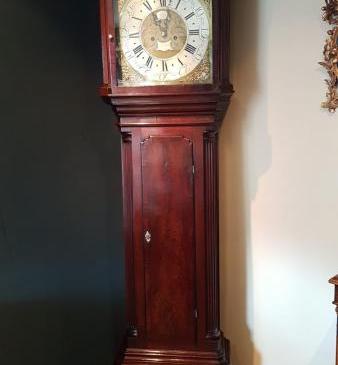 George III Mahogany Lowrey Whitehaven Longcase Clock