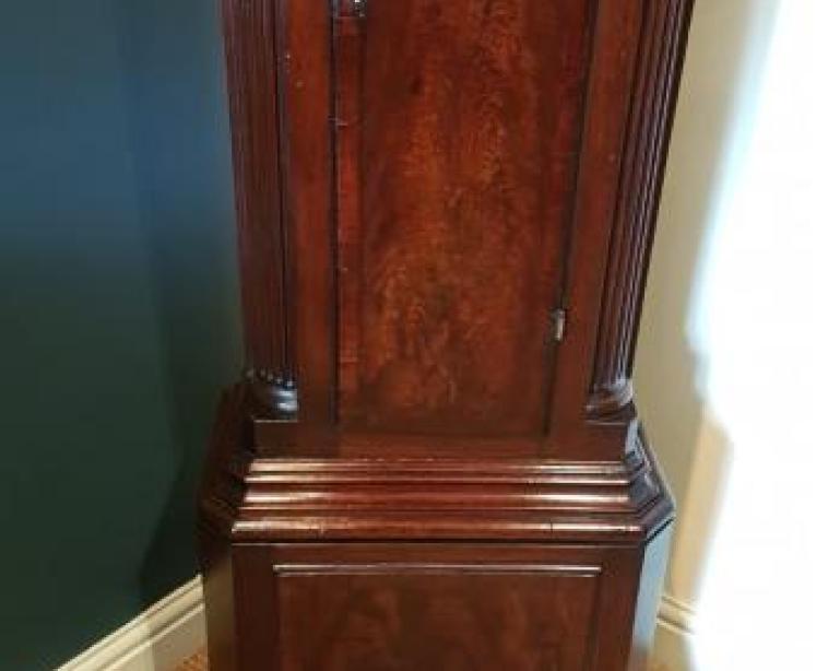 George III Mahogany Lowrey Whitehaven Longcase Clock - Image 6