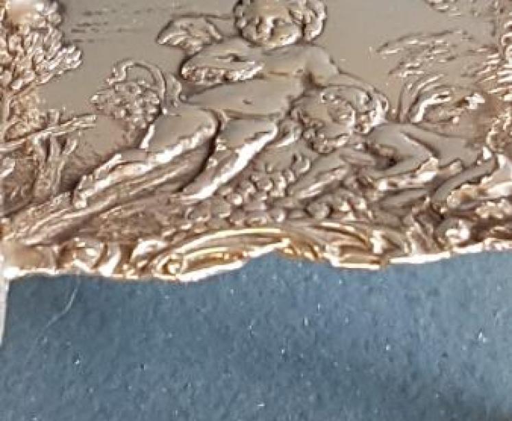 Victorian Silver Miniature Table Stamp Box - Image 4