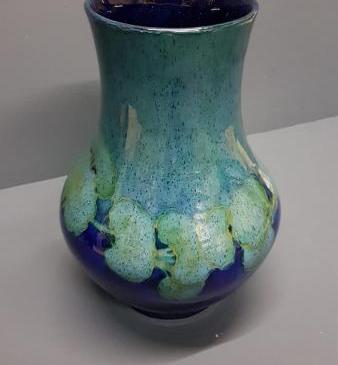 Large Early Moorcroft Moonlit Blue Vase