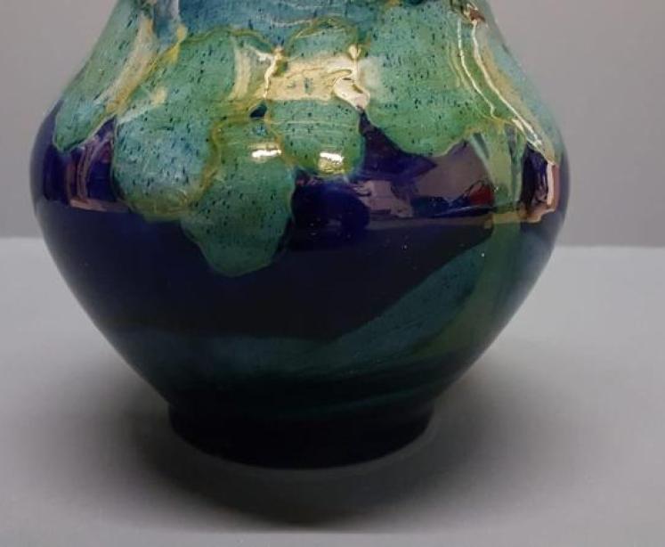 Large Early Moorcroft Moonlit Blue Vase - Image 3