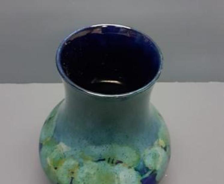 Large Early Moorcroft Moonlit Blue Vase - Image 7
