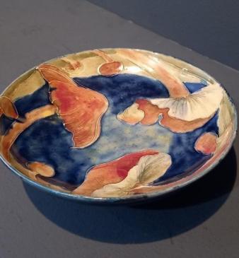 Moorcroft Claremont for Liberty Pedestal Bowl