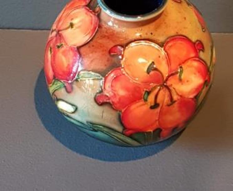 Moorcroft Flambe Freesia Globular Vase - Image 6