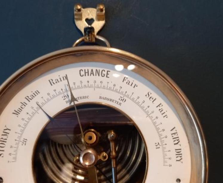 Antique Skeletonised Glasgow Marine Barometer - Image 3