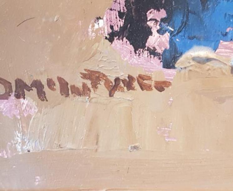 Early Oil on Board by Donald McIntyre - Image 3