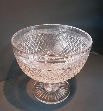 Superb Edwardian Cut Crystal Bowl