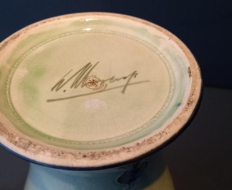 McIntyre Moorcroft '18th Century' Design Vase - Image 6