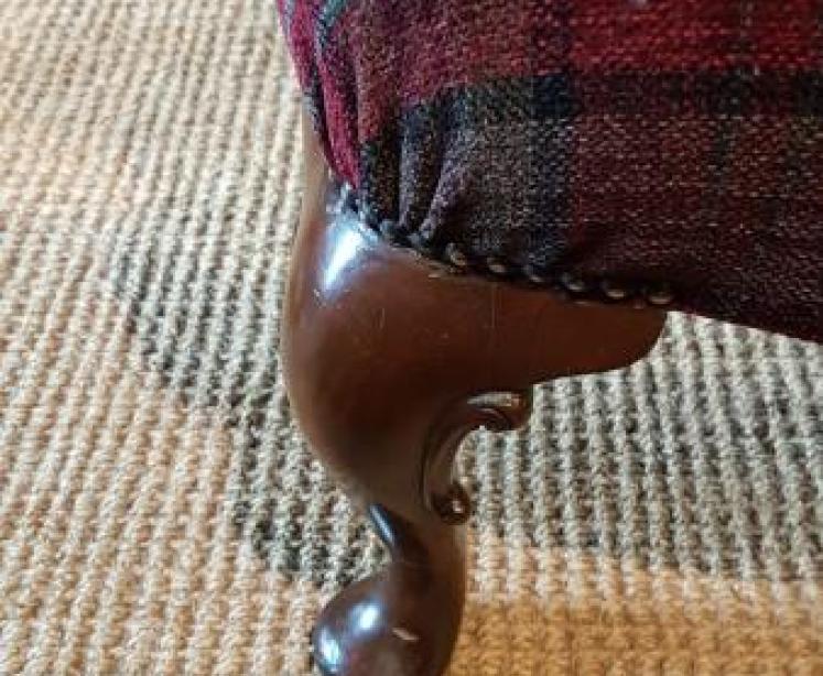 Edwardian Wing Back Arm Chair - Image 6