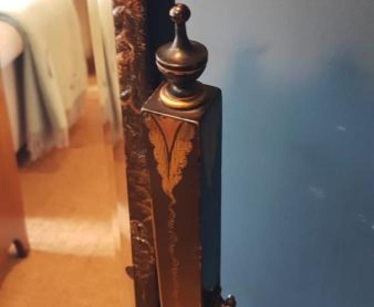 Edwardian Chinoiserie Cheval Mirror - Image 3