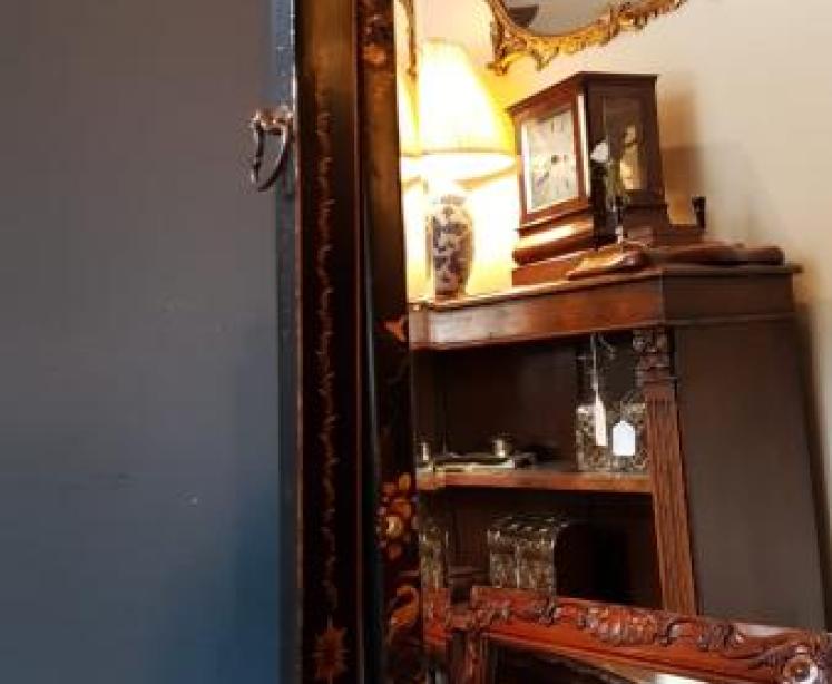 Edwardian Chinoiserie Cheval Mirror - Image 5