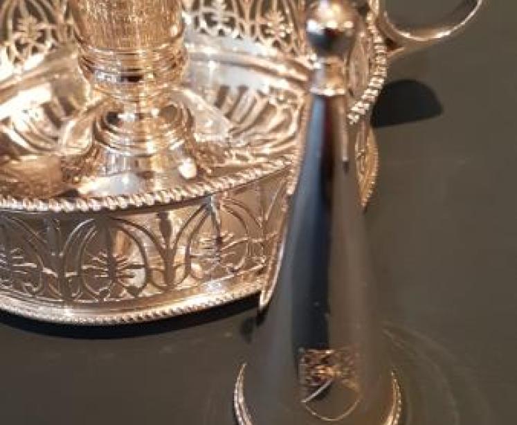 Rare Pair of Chamber Sticks by Robert Hennell - Image 3