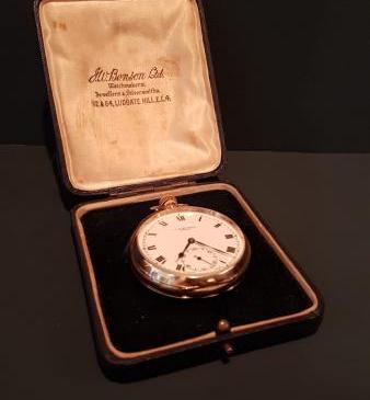George V 9ct Gold Benson Pocket Watch