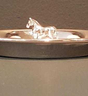 Garrards Silver Shire Horse Pin Tray