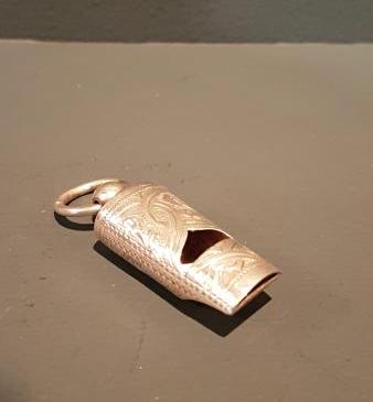 Engraved Silver Whistle