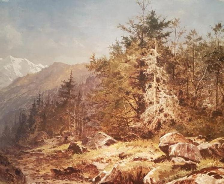 Fine Oil on Canvas by B W Leader - Image 4