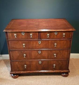 George I Walnut Chest of Drawers