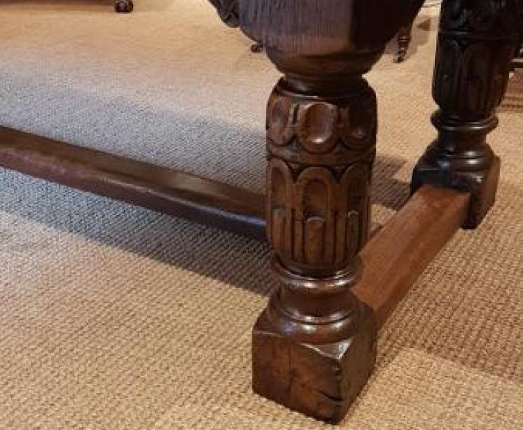 Superb Large George I Oak Refectory Table - Image 5