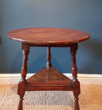 George III Oak Cricket Table