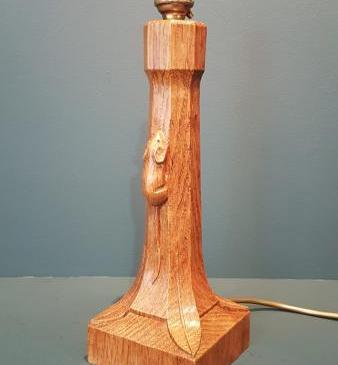 Superb 1950's Mouseman Table Lamp