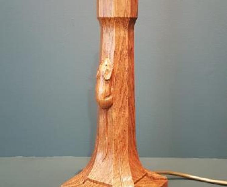 Superb 1950's Mouseman Table Lamp - Image 1