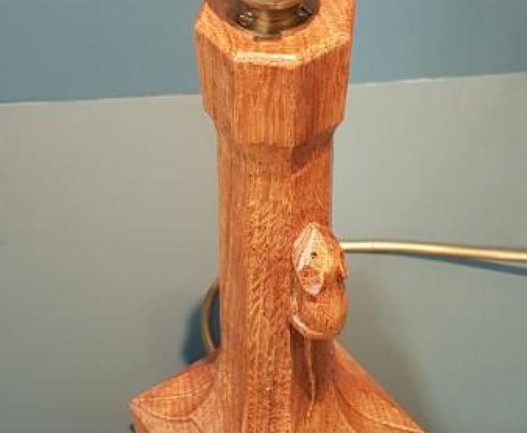Superb 1950's Mouseman Table Lamp - Image 3
