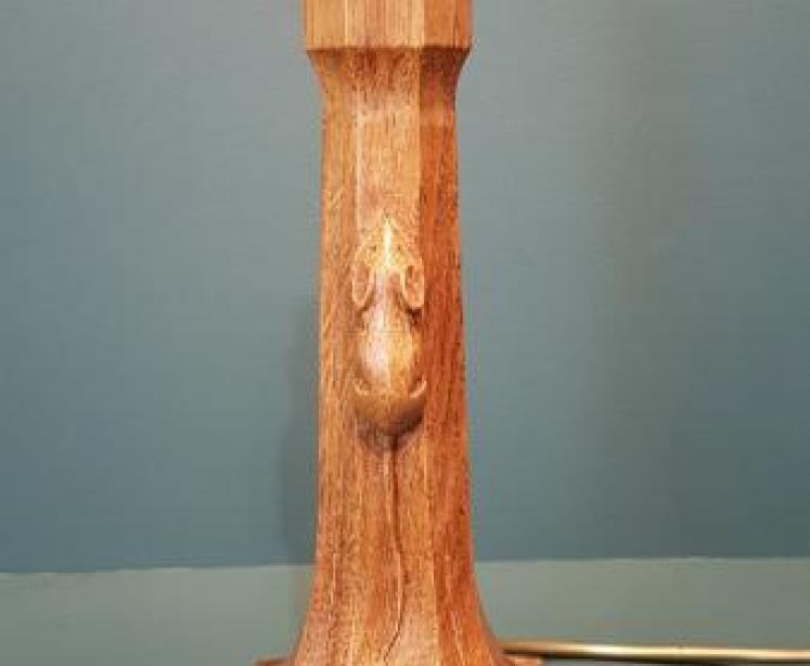 Superb 1950's Mouseman Table Lamp - Image 5