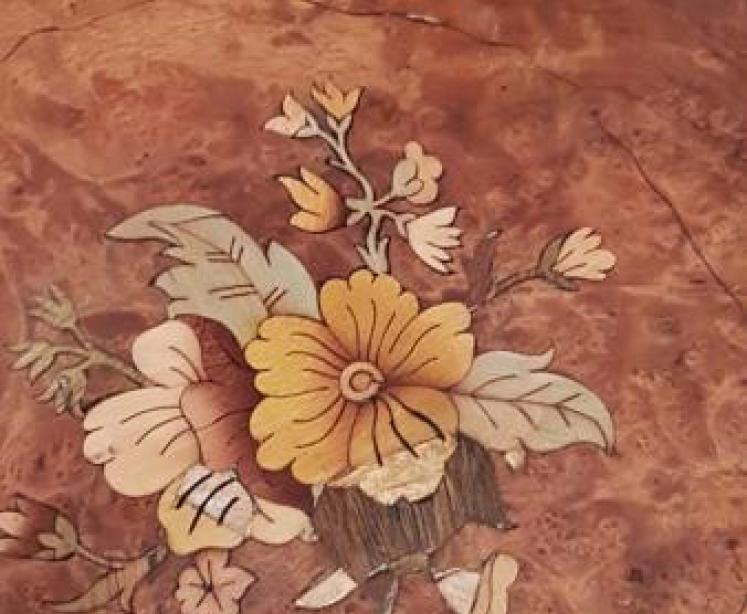 Victorian Burr Walnut Tripod Table - Image 3