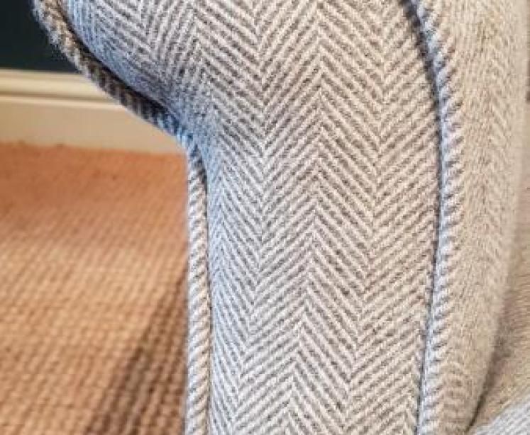 Victorian Upholstered Arm Chair - Image 7