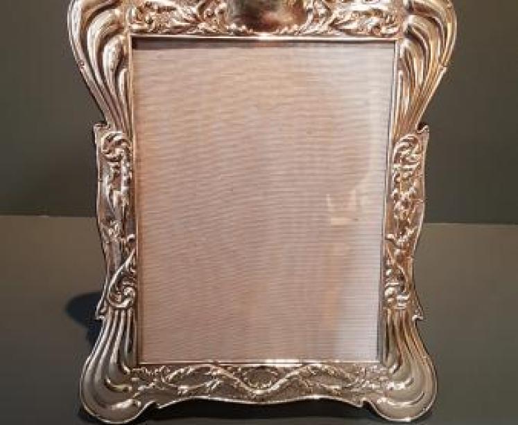 Antique Silver Photo Frame - Image 1