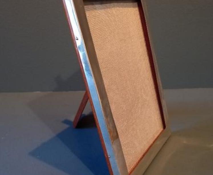 George V Period Silver Plain Surround Photo Frame - Image 7