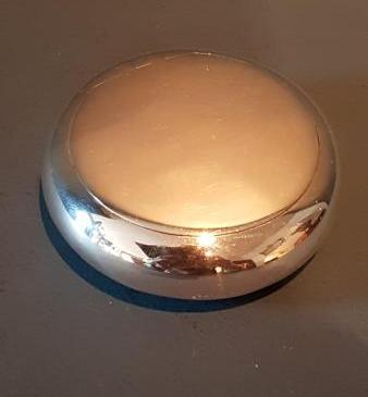 Edwardian Silver Squeeze Tobacco Pebble