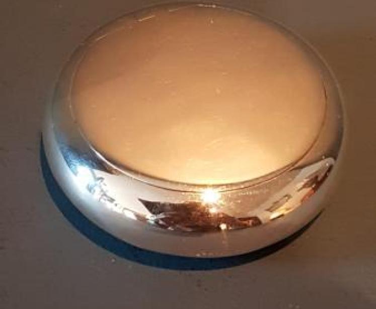 Edwardian Silver Squeeze Tobacco Pebble - Image 1