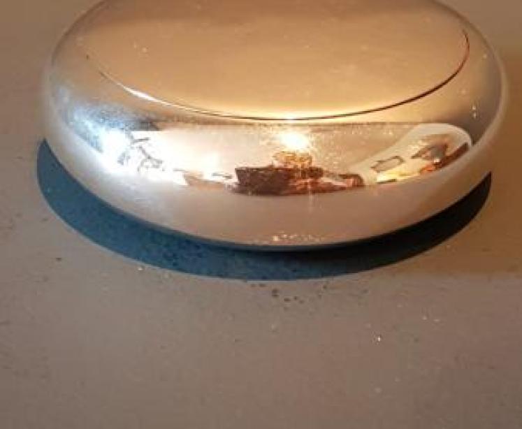 Edwardian Silver Squeeze Tobacco Pebble - Image 3